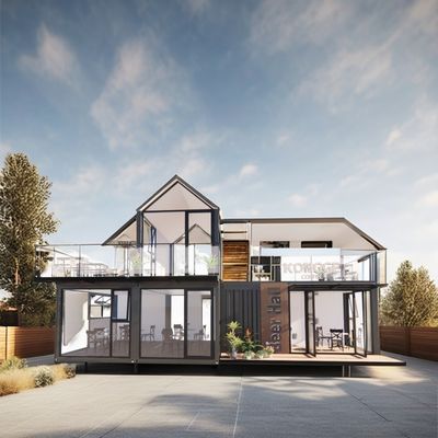 qualità  Galvanized Steel Bending 40ft Container House Flat Pack Mobile Prefabricated Tiny Home with 3 Bedroom in High Demand fabbrica