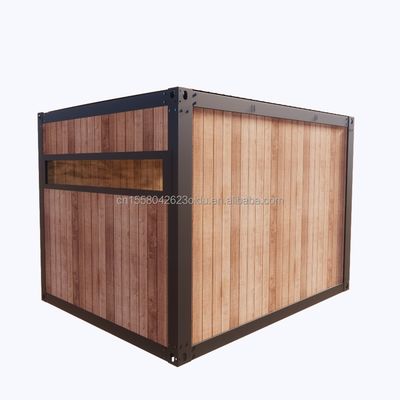 Mini prefabbricato modulare di 10 piedi contenitore di spedizione mobile di piccole dimensioni ufficio con 50/75/100mm Wave Sandwich Panel Pareti