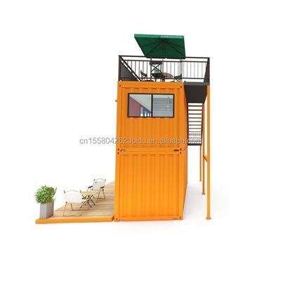 Altri pannelli a parete 50/75/100mm Wave Sandwich 20FT 40FT Prefabbricato Mini Pop-up Shop Container Caffe/Bar/Fast-food