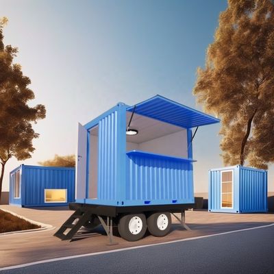 Colore personalizzato 10ft Mobile Tiny House on Wheels Arredato Prefabbricato Modulare Acciaio Panello Sandwich Hotel Miglior Valore