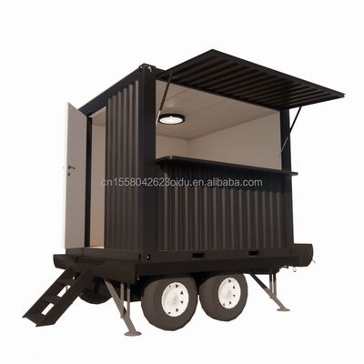 Colore personalizzato 10ft Mobile Tiny House on Wheels Arredato Prefabbricato Modulare Acciaio Panello Sandwich Hotel Miglior Valore