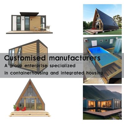 Colore personalizzato 10ft Mobile Tiny House on Wheels Arredato Prefabbricato Modulare Acciaio Panello Sandwich Hotel Miglior Valore