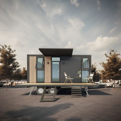 Hotel 20ft o 40ft Mobile Outdoor Container Bar Coffee Shop al secondo piano con Outdoor Design e Ruote