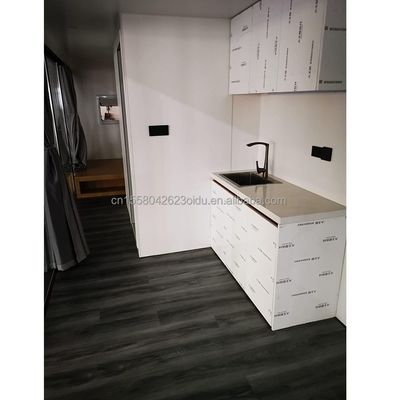 Colore personalizzato Contenitore moderno Mini vacanza Camera capsula Una camera da letto Struttura in acciaio Hotel progettato con stile moderno