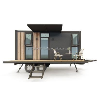 20 piedi o 40 piedi Casa container completamente attrezzata su ruote con design moderno e materiale sandwich panel
