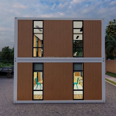20ft/40ft Easy Move Prefabbricato Flat Pack Container Parete 50/75/100mm Wave Sandwich Panel