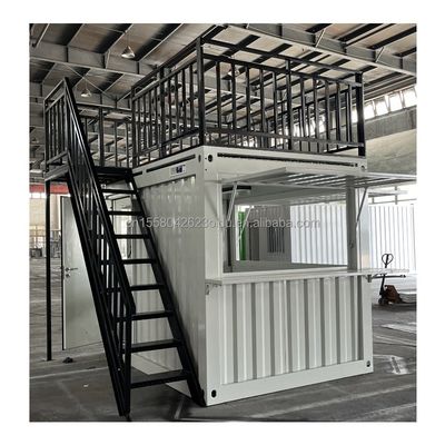 Australian Standards Mobile Store Customized 10 Foot 20 Foot Mobile Container Pop-Up Coffee Bar con finestre in alluminio