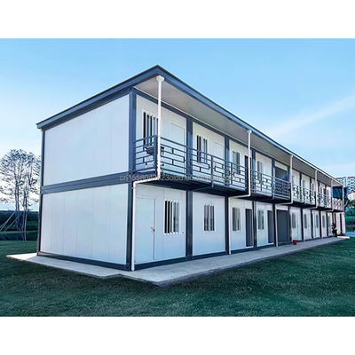 Tubi quadrati in acciaio galvanizzato Struttura principale colore personalizzato 20ft Casa container Prefabbricata ufficio temporaneo/negozio/villa