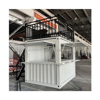 Australian Standards Mobile Store Customized 10 Foot 20 Foot Mobile Container Pop-Up Coffee Bar con finestre in alluminio
