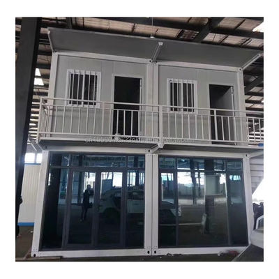 Tubi quadrati in acciaio galvanizzato Struttura principale colore personalizzato 20ft Casa container Prefabbricata ufficio temporaneo/negozio/villa