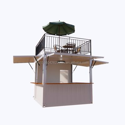 Australian Standards Mobile Store Customized 10 Foot 20 Foot Mobile Container Pop-Up Coffee Bar con finestre in alluminio