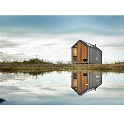 Moderno design Casa prefabbricata muro 75mm Wave Sandwich pannello 20ft contenitore pieghevole casa su ruote