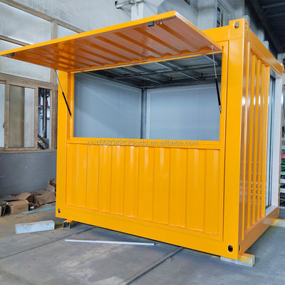 Parco Container House Case prefabbricate eleganti per il concetto di chiosco unico 10ft 20ft cucina contenitore bar caffè