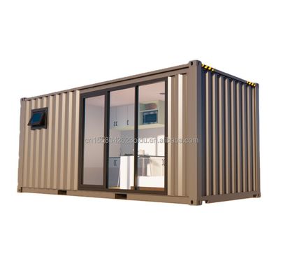 All'aria aperta e famiglia Hotel 2 camere da letto Prefabbricato Acciaio Container House con Galvanizzato Acciaio piegatura 180g Flat Pack
