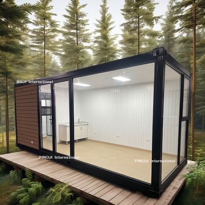 Appartamento da 2 camere da letto in 20ft o 40ft Moderno Design Prefabbricato Acciaio Container House per Hotel Famiglia