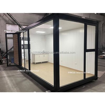 Appartamento da 2 camere da letto in 20ft o 40ft Moderno Design Prefabbricato Acciaio Container House per Hotel Famiglia