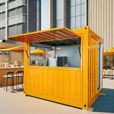 10ft Mini Pop-up Container House per bar bar fast food ristorante negozio di convenienza chiosco o materiale vetrina stand