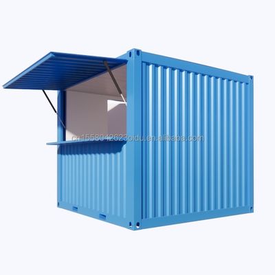 10ft Mini Pop-up Container House per bar bar fast food ristorante negozio di convenienza chiosco o materiale vetrina stand
