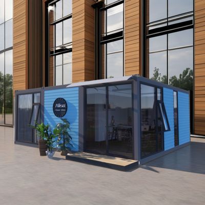 Contenitore ecologico da 20 o 40 piedi in acciaio e pannello sandwich per negozio di abbigliamento ristorante hotel