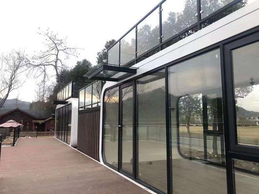 EU 20FT Casa prefabbricata residenziale moderna per vivere in contenitori eleganti in hotel o resort