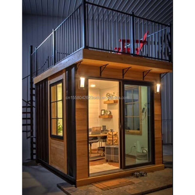 Parete 50mm Wave Sandwich Panel Hotel Pop-up Container Caffe Ristorante Bar Bar Cafè Chiosco Booth con Casa Prefabbricata in Acciaio