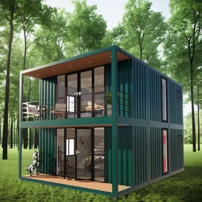 Casa di contenitori a due piani personalizzabile per vacanze al mare