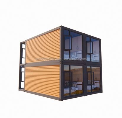 Moderno design 20ft o 40ft Casa contenitore a due piani con quattro camere da letto per ville prefabbricate o ufficio combinato