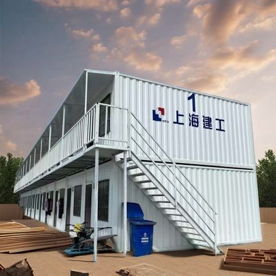 Rapido assemblaggio portabile confezione piatta Container House per ufficio moderno Beach House e costruzione Ingegneria Camp