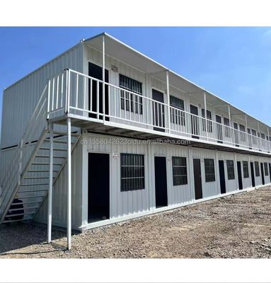 Rapido assemblaggio portabile confezione piatta Container House per ufficio moderno Beach House e costruzione Ingegneria Camp