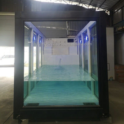 Luxury Custom Made Movable Prefab Modular Container piscina per giardino e hotel