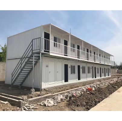 Rapido assemblaggio portabile confezione piatta Container House per ufficio moderno Beach House e costruzione Ingegneria Camp