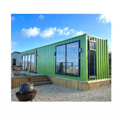 50/75/100mm Wave Sandwich Panel Parete Disegno personalizzabile 40ft Modificato Container di spedizione Casa per vivere o vacanza