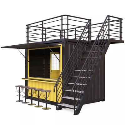 Leggio di alluminio Finestre Mini Pop-up Shop Contenitore Bar Bar Bar Fast-food Ristorante Negozio di comodità Chiosco Booth 10ft