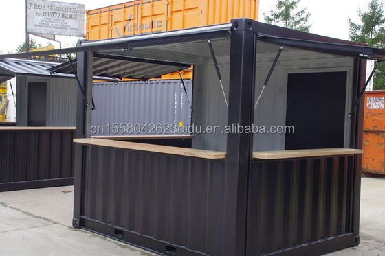 Leggio di alluminio Finestre Mini Pop-up Shop Contenitore Bar Bar Bar Fast-food Ristorante Negozio di comodità Chiosco Booth 10ft
