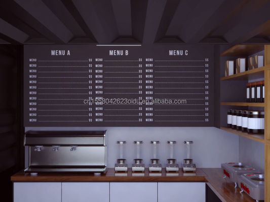 Tubi quadrati in acciaio galvanizzato 10 piedi di design moderno mini mobile prefabbricato casa di contenitori in acciaio per bar da caffè all'aperto