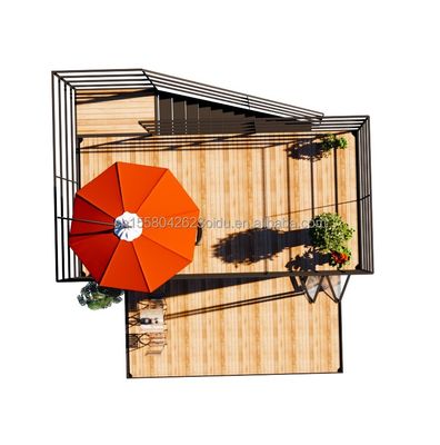 Acciaio galvanizzato piegamento 180g 20ft estendibile casa contenitore piatta pacchetto telaio in acciaio modulare casa pannello sandwich prefabbricato