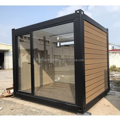 Struttura principale Tubi quadrati in acciaio galvanizzato 10ft 20ft Contenitore prefabbricato Casa di legno per ufficio Casa di assemblaggio