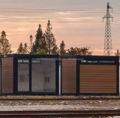 Struttura principale Tubi quadrati in acciaio galvanizzato 10ft 20ft Contenitore prefabbricato Casa di legno per ufficio Casa di assemblaggio