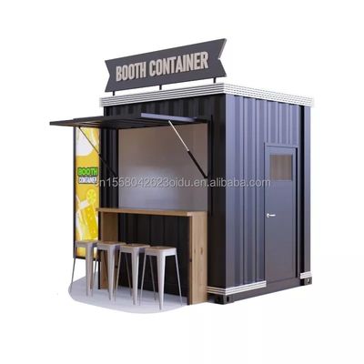 Tuck Shop Luxury Pop up Shop per stile di design moderno Outdoor Customized Coffee Booth e conservazione del calore
