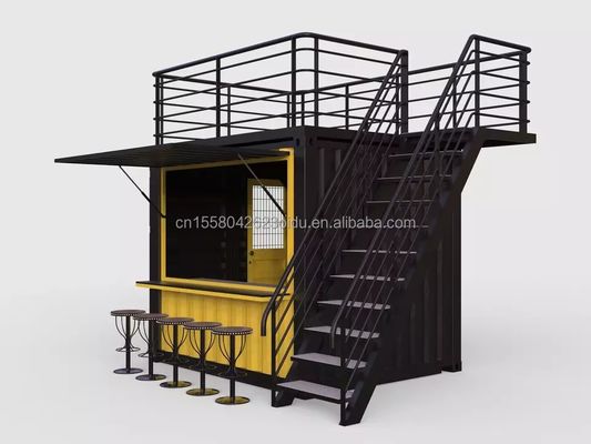Tuck Shop Luxury Pop up Shop per stile di design moderno Outdoor Customized Coffee Booth e conservazione del calore