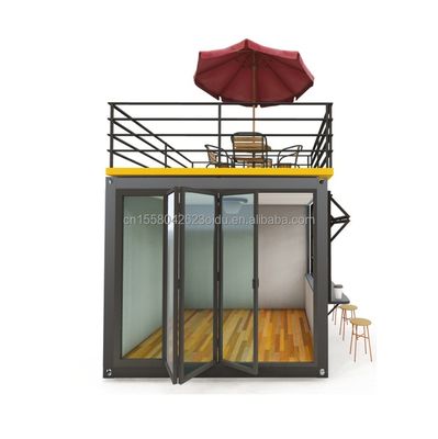 Case in contenitori di design moderno per uno stand veloce e conveniente