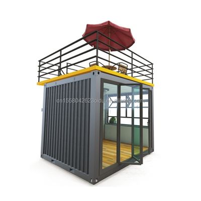 Case in contenitori di design moderno per uno stand veloce e conveniente