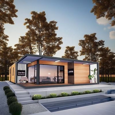 Colore personalizzato 20ft 40ft Prefabbrica pieghevole Modulare Mobile Home Moderno Design Portabile Container House per il commercio cinese