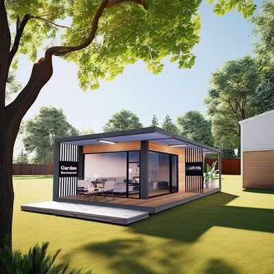 Colore personalizzato 20ft 40ft Prefabbrica pieghevole Modulare Mobile Home Moderno Design Portabile Container House per il commercio cinese