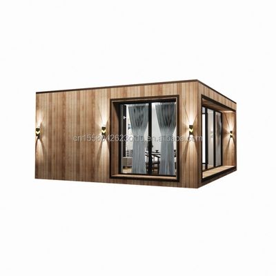 Sunshine House Container Casa di vetro in legno prefabbricata con colore personalizzato e casa di contenitori da 40 piedi