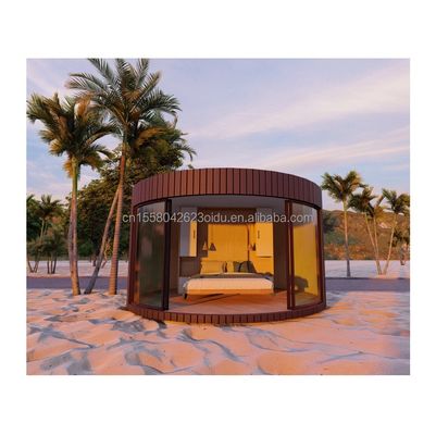 Sudan Outdoor Moderno Design Container House con 3 camere 1 bagno 1 parete della cucina 50/75/100mm Wave Sandwich Panel