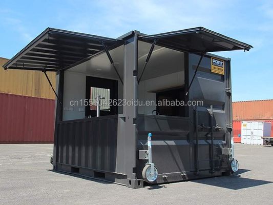 10 piedi portabile bar di succo negozio chiosco stand box Container room progettato con pannello sandwich a prova di umidità