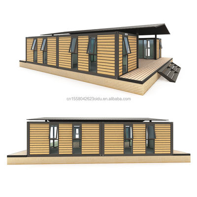 40ft Large Container House per alberghi e campagna Resident Log Prefabbricato Acciaio Workshop/Classroom Sandwich Panel