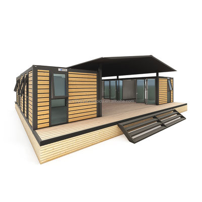 40ft Large Container House per alberghi e campagna Resident Log Prefabbricato Acciaio Workshop/Classroom Sandwich Panel
