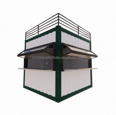 Moderno design Edifici in acciaio Flat Pack Spedizione pannello sandwich prefabbricato Prefab contenitore pieghevole portabile casa contenitore pieghevole